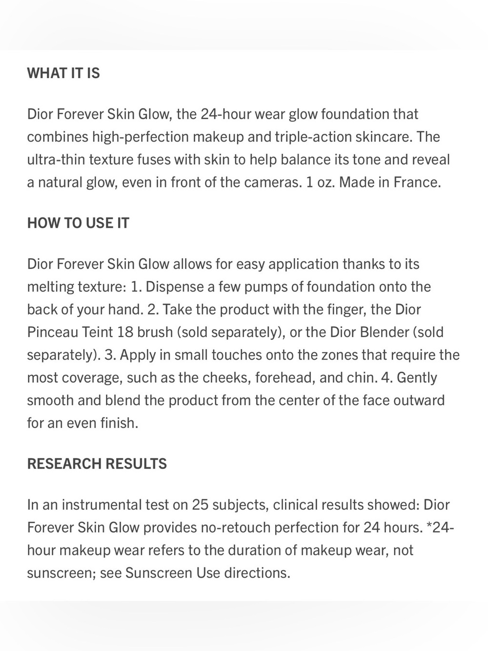 Dior Forever Skin Glow Foundation — in 3WO - Picture 11 of 11